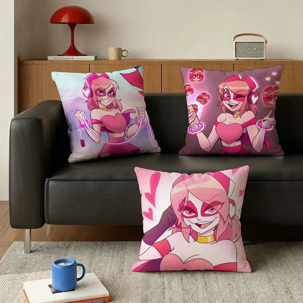 Attraction Style Miss Heed   Various Sizes Square Pillow Case For Car Home Bedchamber Decor