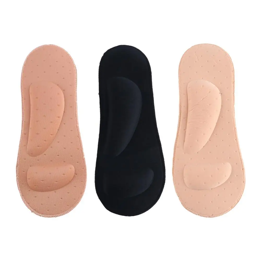 Insoles 1 pair Ice Silk Health Care Foot Massage 3D Socks Sock Slippers Arch Support Invisible Socks
