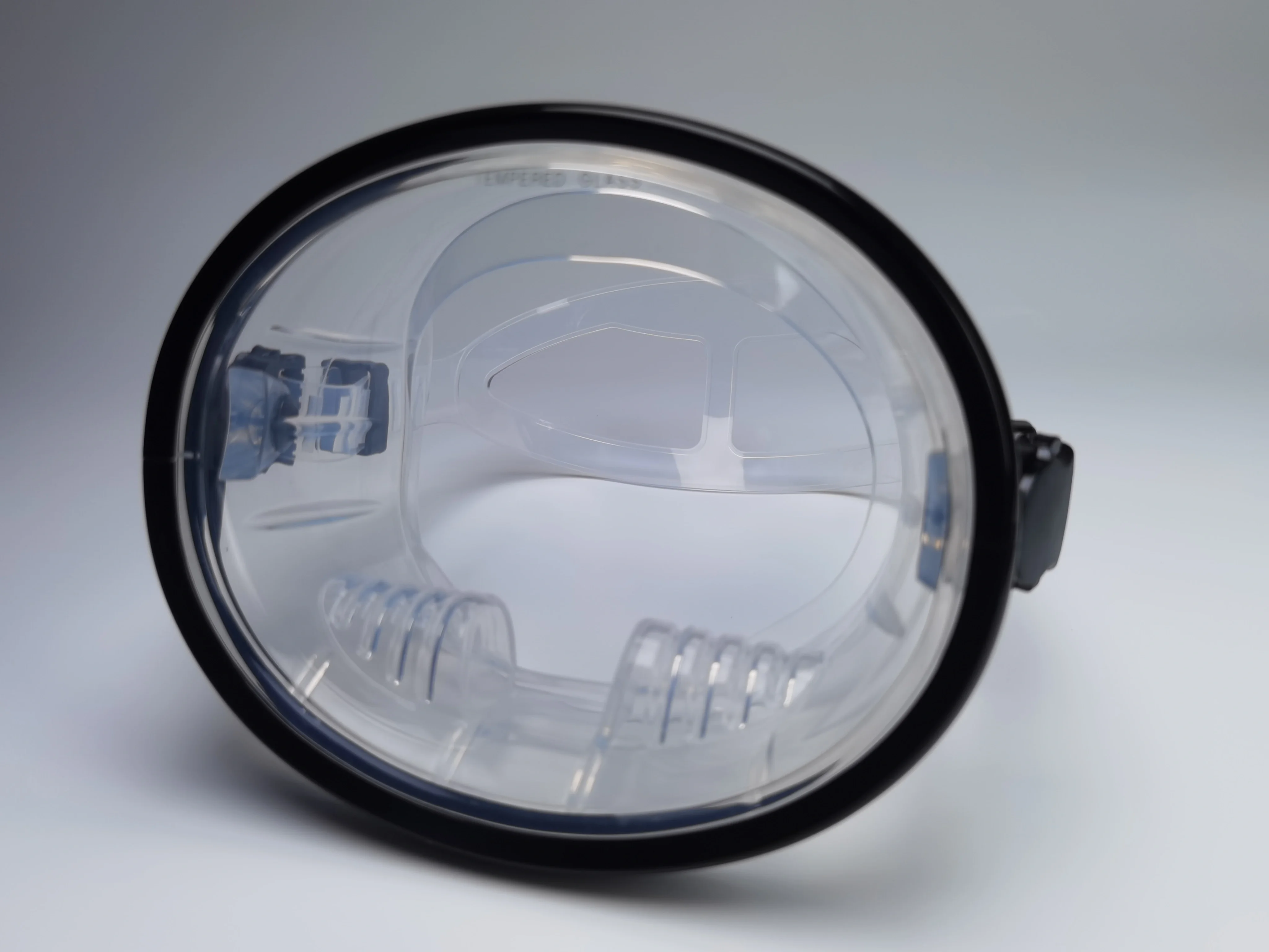 타원형 다이빙 마스크 스피어 낚시 마스크 클래식 복고풍 스타일 파노라마 와이드 뷰 스쿠버 고글 성인용 강화 유리 렌즈