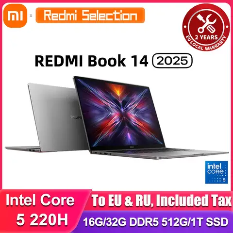Xiaomi REDMI Book 14 2025 Laptop Core 5 Processor 220H Intel