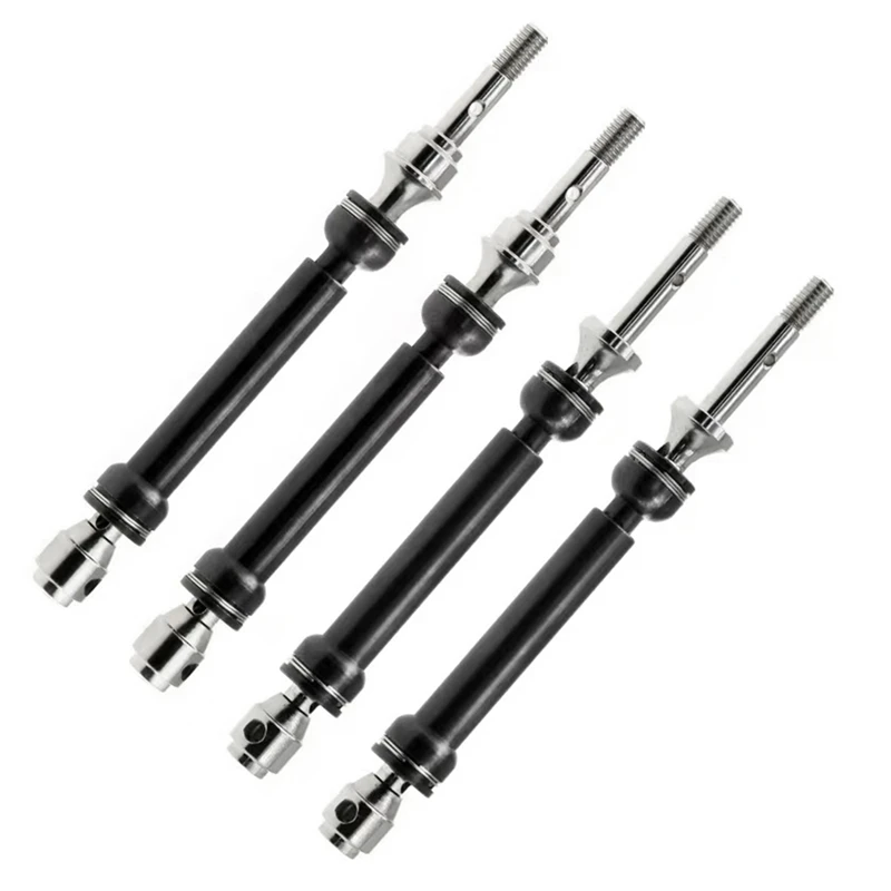 4Pcs Steel Front/Rear CVD Drive Shaft Replacement Parts Accessories For RC Car Traxxas 1/10 Mini E-Revo Summit SLASH 4WD,R126