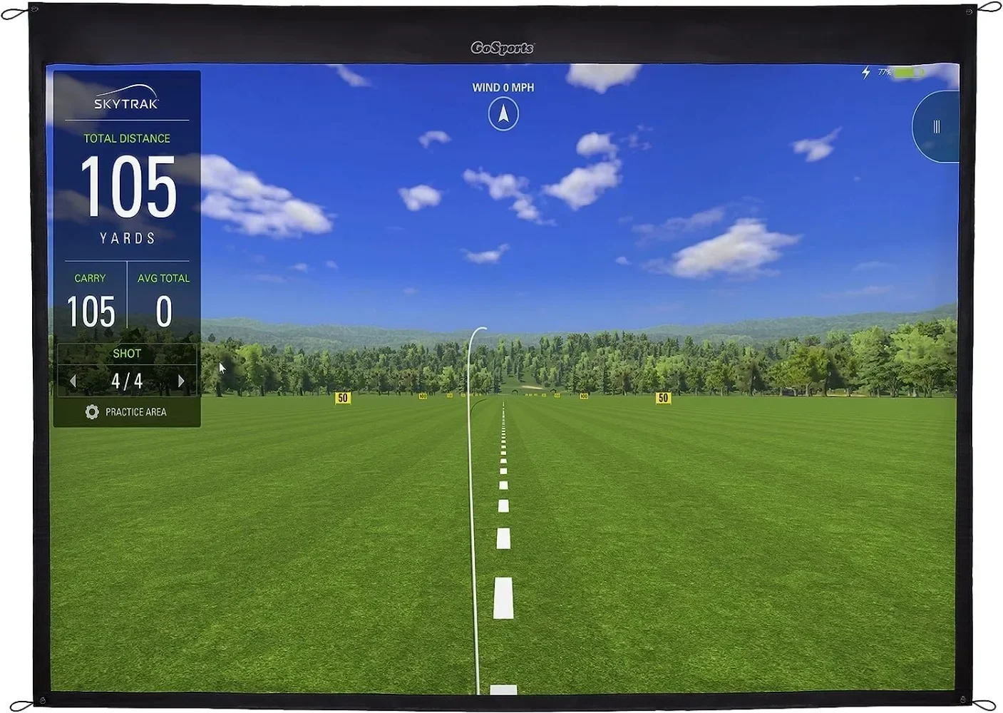 

A Golf Simulator Impact Screen - Choose