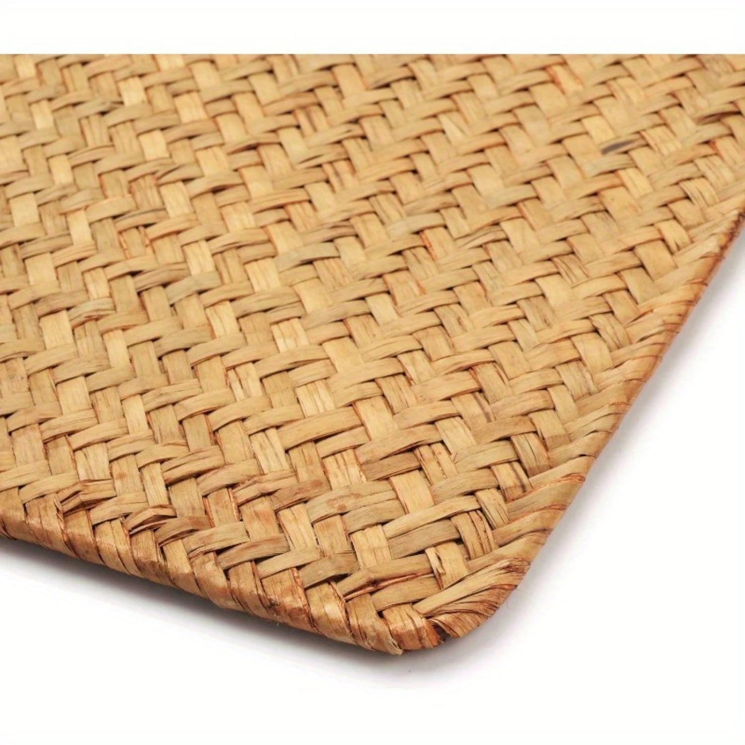 1Pack Rectangular Woven Placemats, Natural Seagrass Place Mats, 14