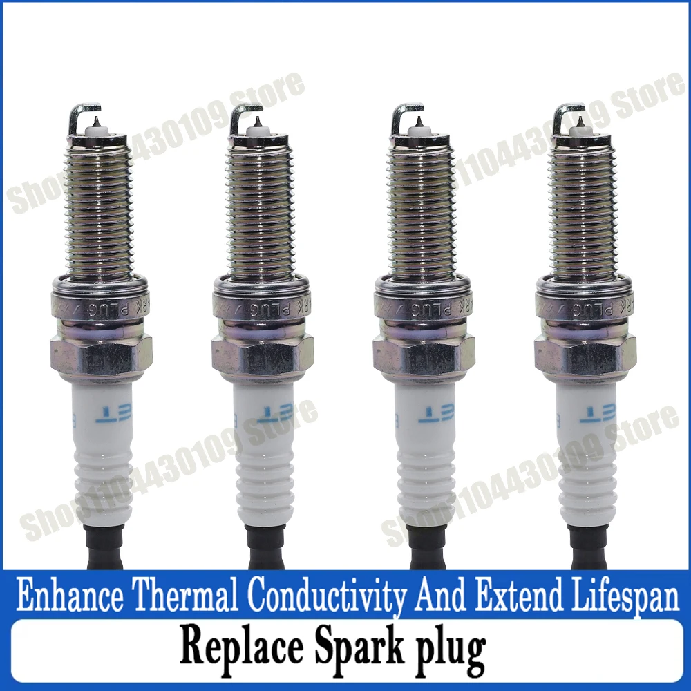 

1-4Pcs Iridium Spark Plug LKR8GI-8 For BAOJUN (SGMW) 530 1.5 Turbo 2018- 730 MHEV FENGON GLORY 580 HAVAL H6 WULING HONGGUANG S3