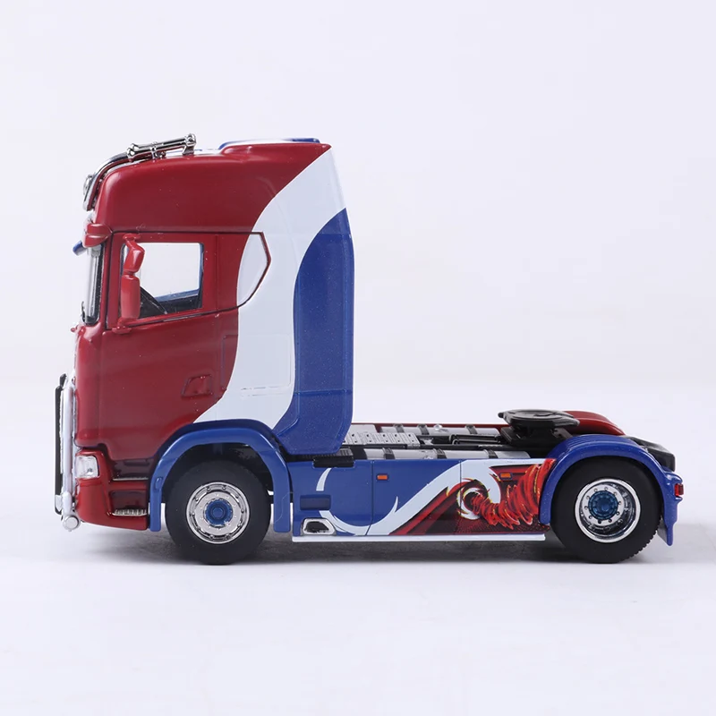 GCD Scania S730 Heavy Truck Tractor 1:64 Simulation Alloy Construction Vehicle Model Static Collection Ornament - view 3