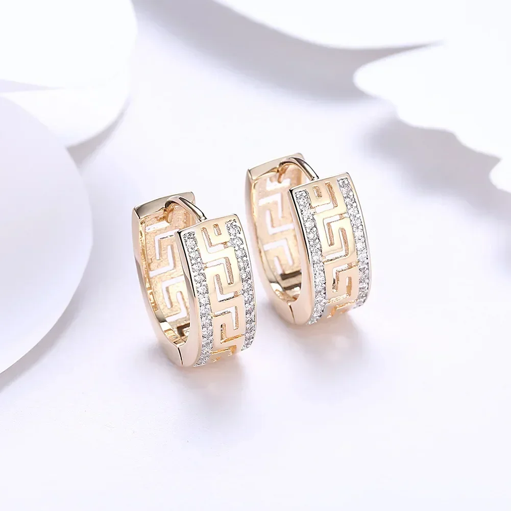 100% 925 Sterling Silver Real Moissanite Hoop Earrings Pass Diamond Tester  Zircon Bride Wedding Gemstone Earrings Jewelry Gift