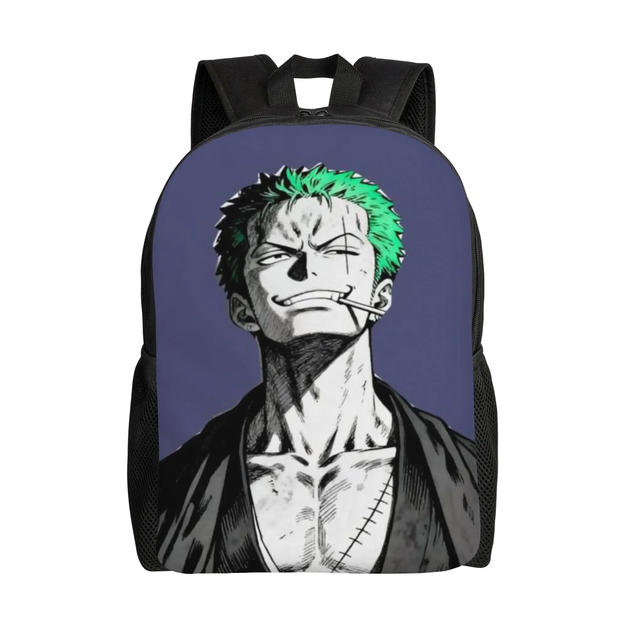 

One Piece Bookbag Back to school season Roronoa Zoro (1) Large Capacity Backpack