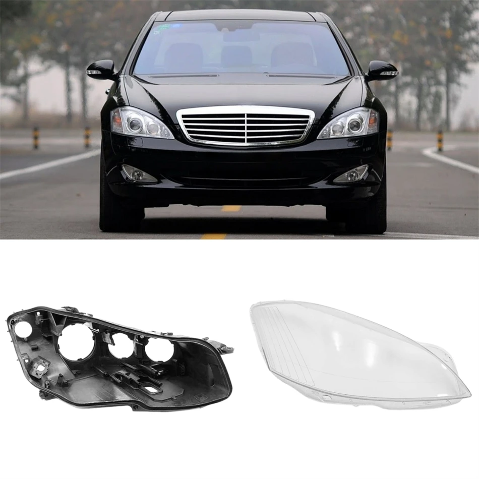 

For Mercedes Benz S Class W221 2006 2007 2008 2009 S300 S350 S400 S500 S600 Base Head Lamp Shell Headlight Base Lights Shell