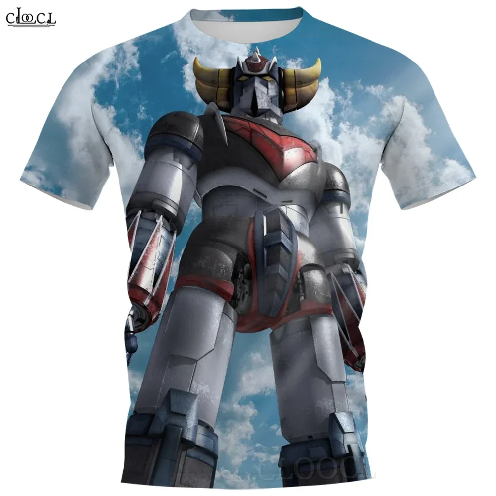 T-shirt Da Uomo Anime Goldorak 3D Printed Women Tees Fashion Streetwear Manica Corta Cozy O-collo Top Drop Shipping