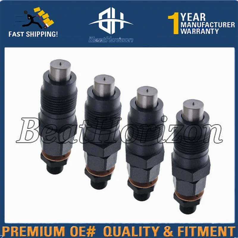 4pcs WL WLT Diesel injector nozzle set and holder assembly WL02-13-H03 for mazda MPV/B2500 for Ford Ranger 2.5D 2.5TD 1998-