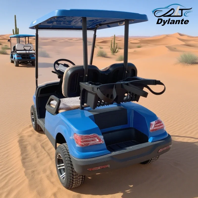 2026 New High Quality Golf Car 60V 72V Lithium Battery 4-Wheeler Vehicle Street Legal Electric Golf Cart With Folding Windshield