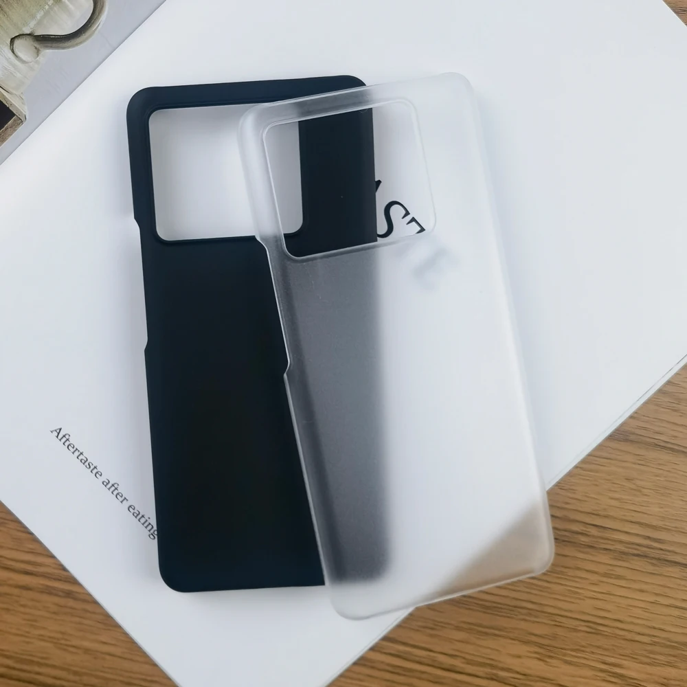 Casing keras Matte ultra-tipis sederhana, casing penutup belakang ponsel polikarbonat anti-sidik jari untuk vivo iQOO Neo8 Neo 8 Pro 5G