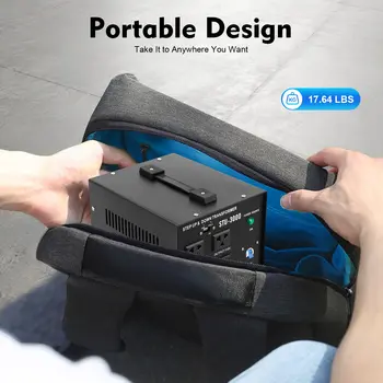 3000W výkonový transformátor napětí 110V na 220V / 220V na 110V AC zvyšující a snižující transformátor pro domácí spotřebiče 10 nejlepší prodej Transformátor 110 V na 220 V 2000 W - №5