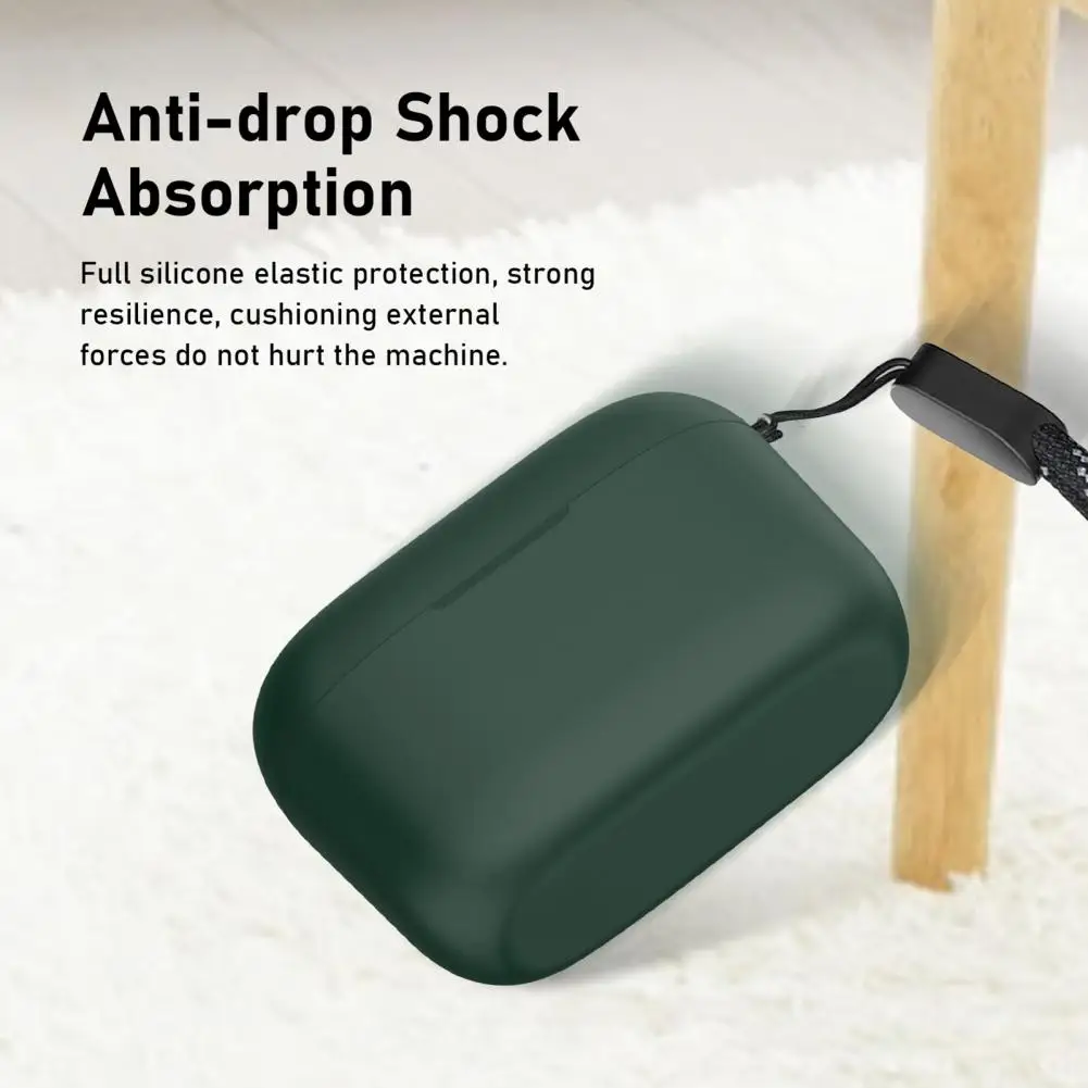 Earphone Case Full Coverage Tight Fit Anti shock Bluetooth compatible Earbuds With Hanging Rope Case For Soundcore A20i
