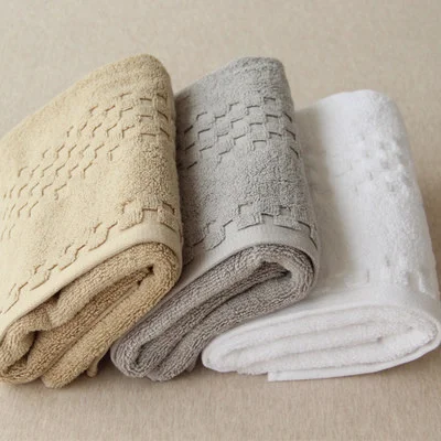 Thickened towel, cotton floor towel, 210g water absorbing floor mat, tricolor foot bath towel, 35 * 70