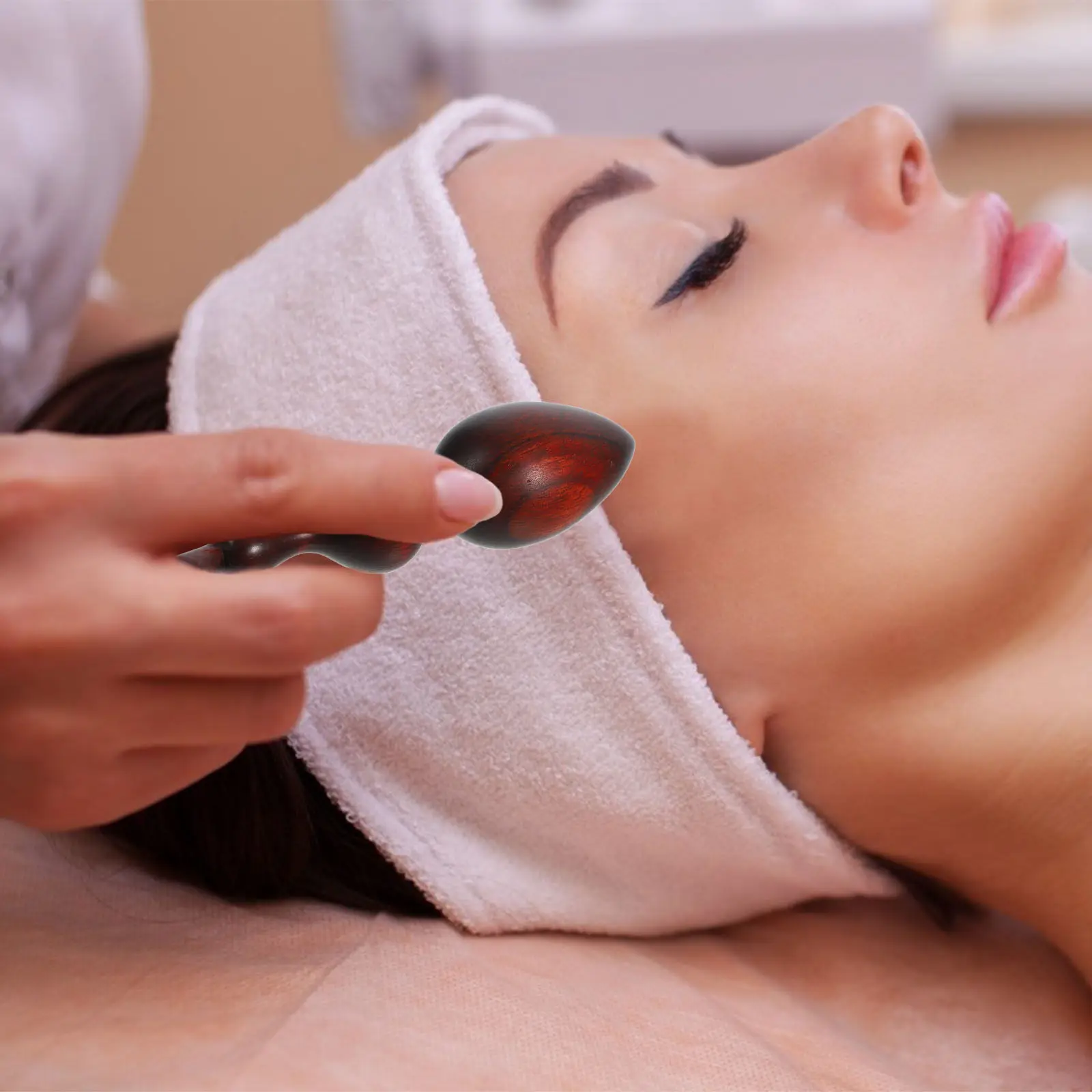 

Ручной деревянный массажер для точечного воздействия на акупунктурные точки, компактный и прочный, для дома, путешествий и ежедневного использования