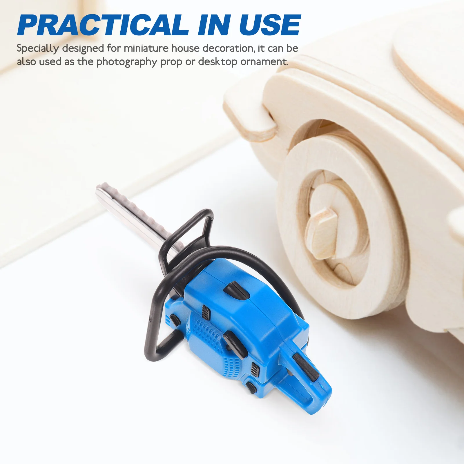 منشار صغير مصغر ديكور المنزل صغير محمول مقلد بالمنشار زخرفة حديقة صغيرة تخطيط الدعامة جو دافئ أنيق #1