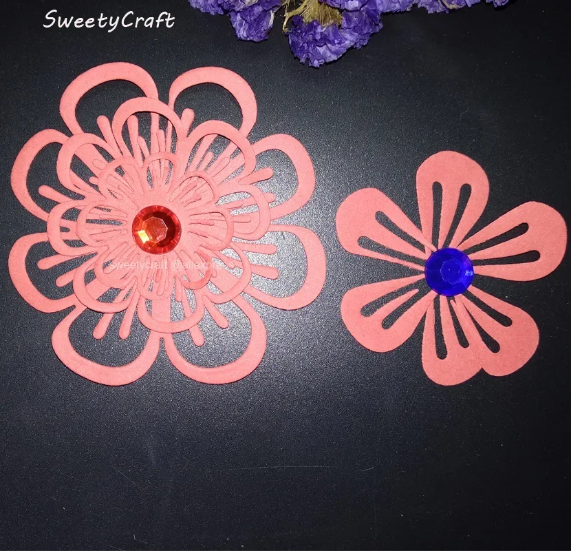 3D Flower Metal Cutting Dies Stencils Scrapbooking Handicraft Paper Card Making Template Photo Album Punch Embossing Decor