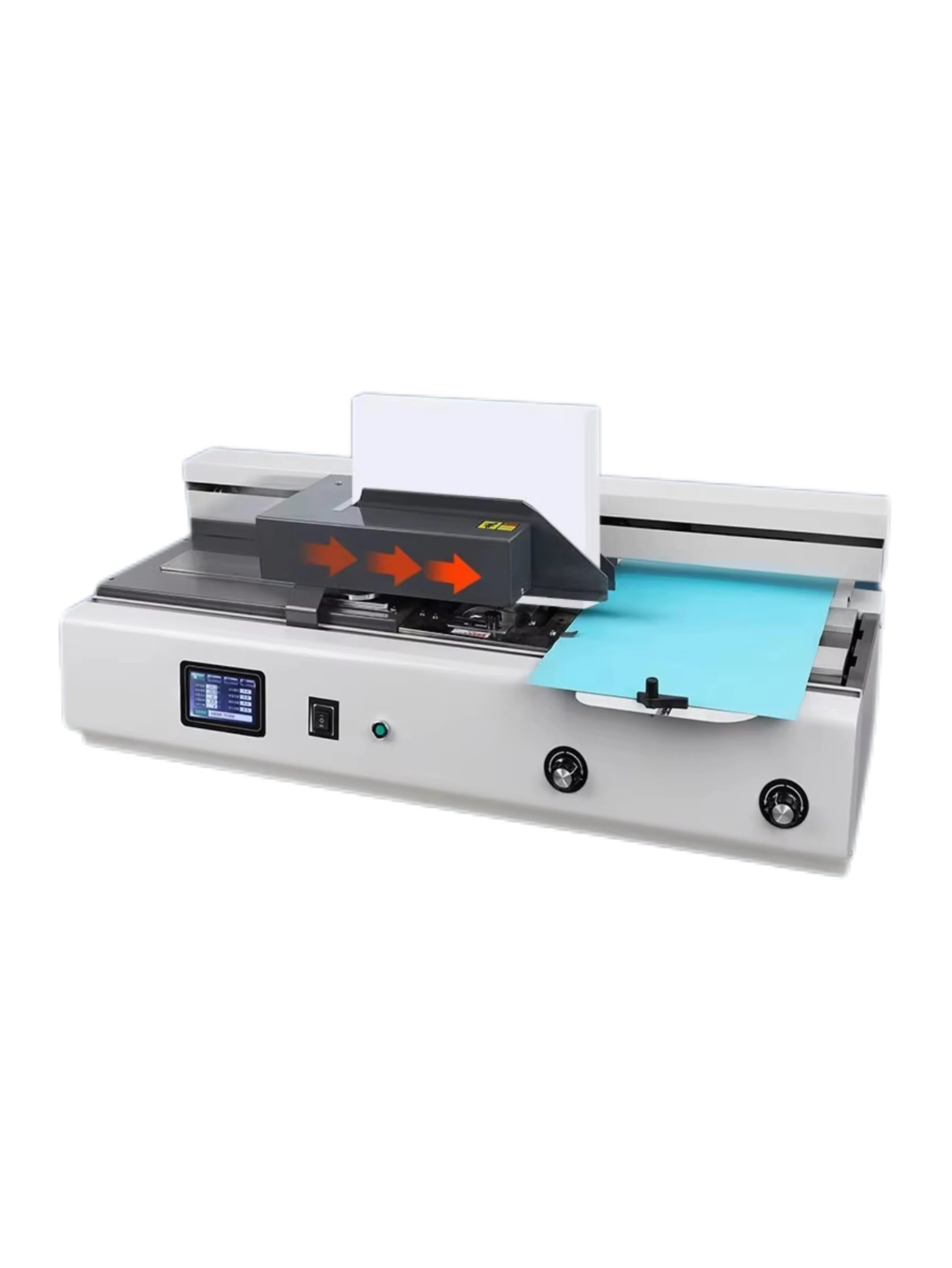 

High Efficiency Desktop Automatic Hot Melt Glue Book Binder _ for Printing Shop & Office Book Binding