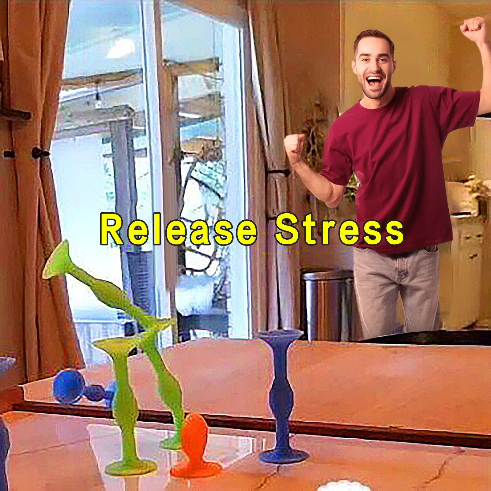 어린이를 위한 부드러운 실리콘 빌딩 블록 장난감 - 스트레스 해소 및 부모-자녀 대화형 목욕 장난감 어린이를 위한 선물