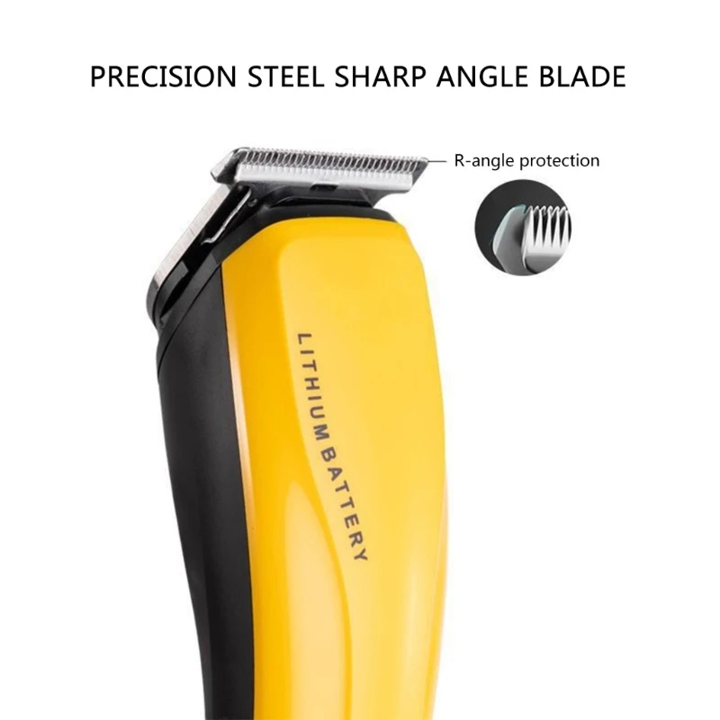 Электрическая машинка для стрижки волос, тихий инструмент для укладки, триммер для волос из нержавеющей стали, эффективный для