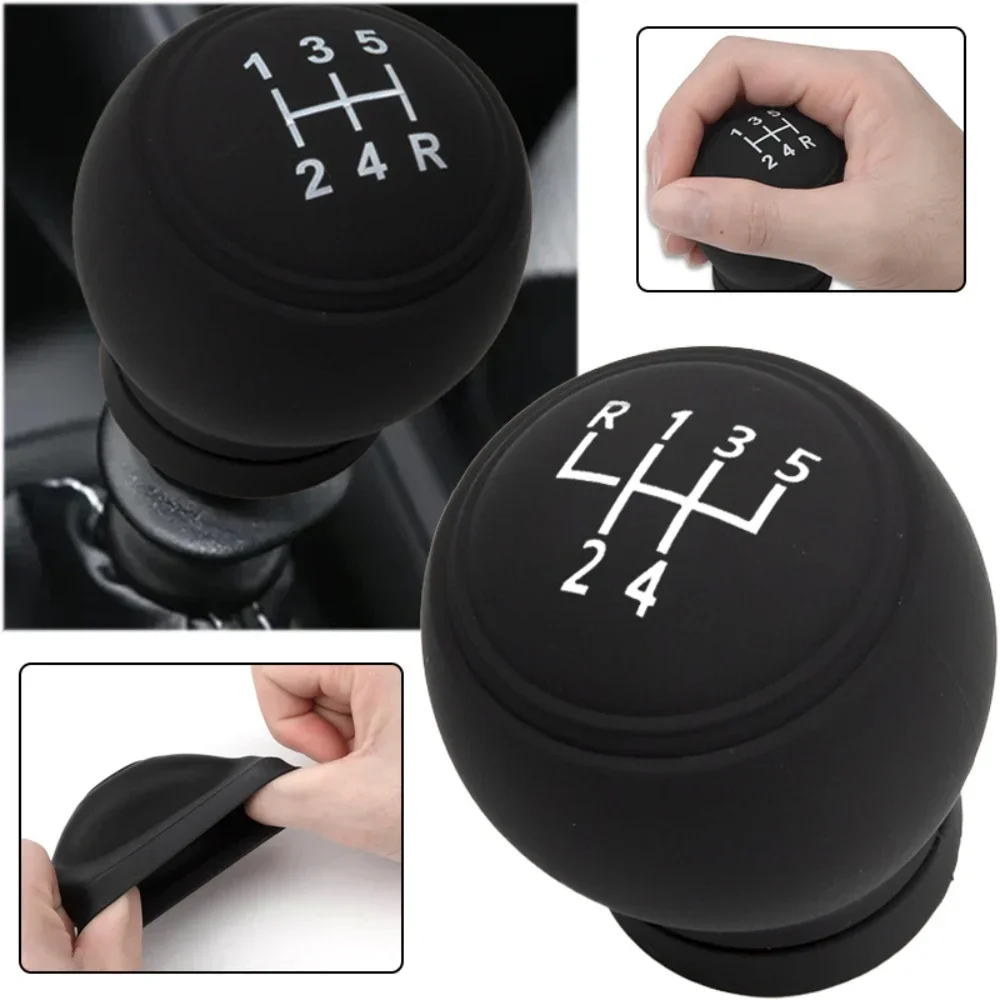 

Car Silicone Gear Shift Knob Cover Grip Handle Protector Nonslip Manual Shifter Protective Covers Car Interior Accessories