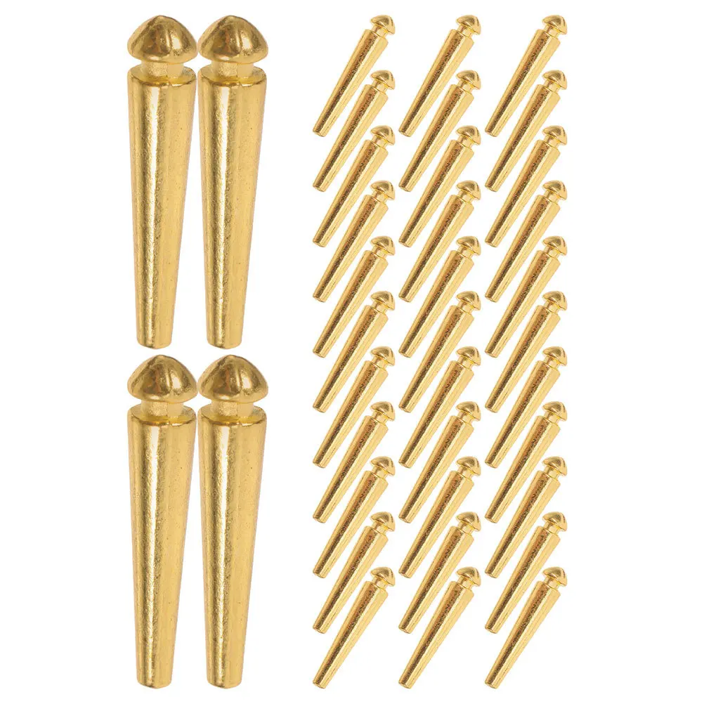 50 Stück Metall Cribbage Board Pins Langlebige lange Scoring Pegs Geeignet für Reisen Zuhause Familie Traditionelles Brettspiele Zubehör