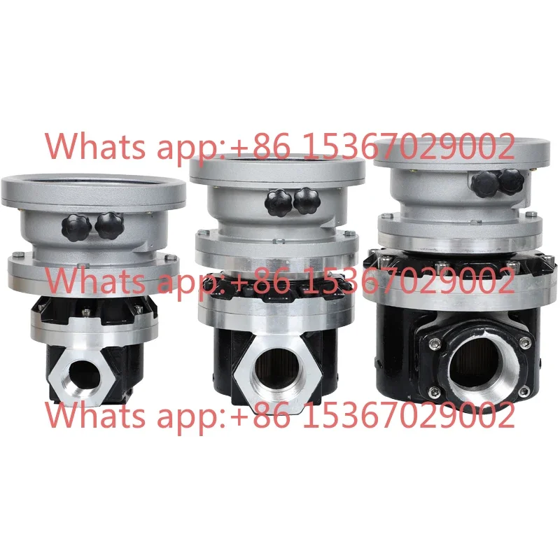 1PCS Mechanical flow meter OGM electronic digital display elliptical gear  aluminum alloy