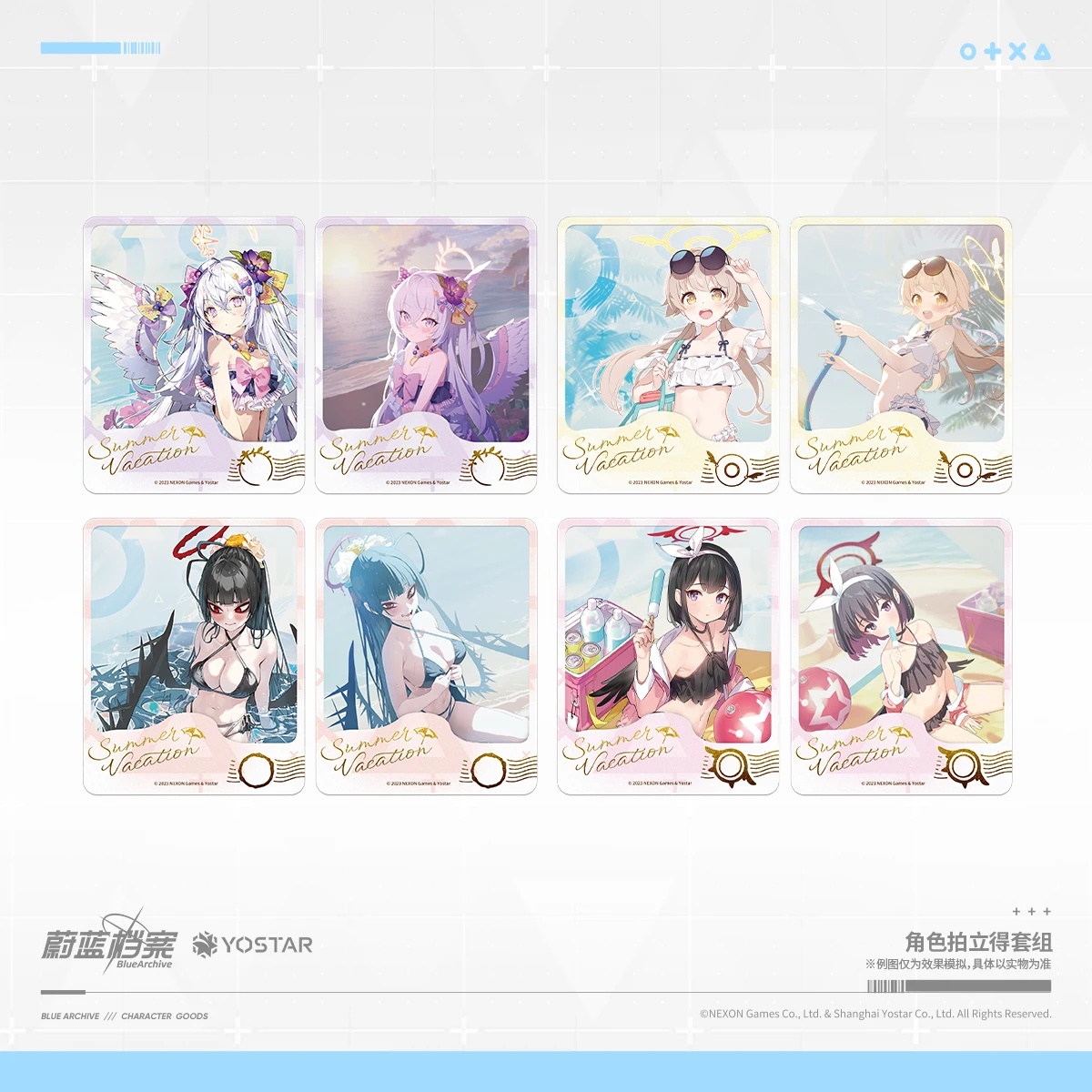 Anime Game Blue Archive ajitani hifumi Shirasu Azusa Swimwear series Role Polaroid Cosplay Collection Fans Gift