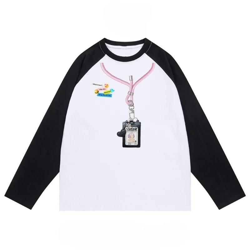 

Футболка с рисунком граффити, с короткими рукавами, уникальный дизайн, с нашивкой на круглый вырез, летний модный женский топ с 3D принтом