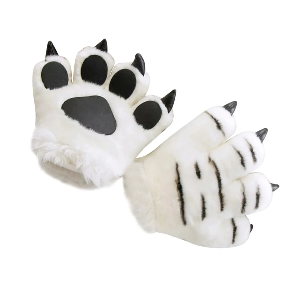 Set Man Panda Stuffed Animal Kids Lion Gloves Cartoon Simulation Animals Palm