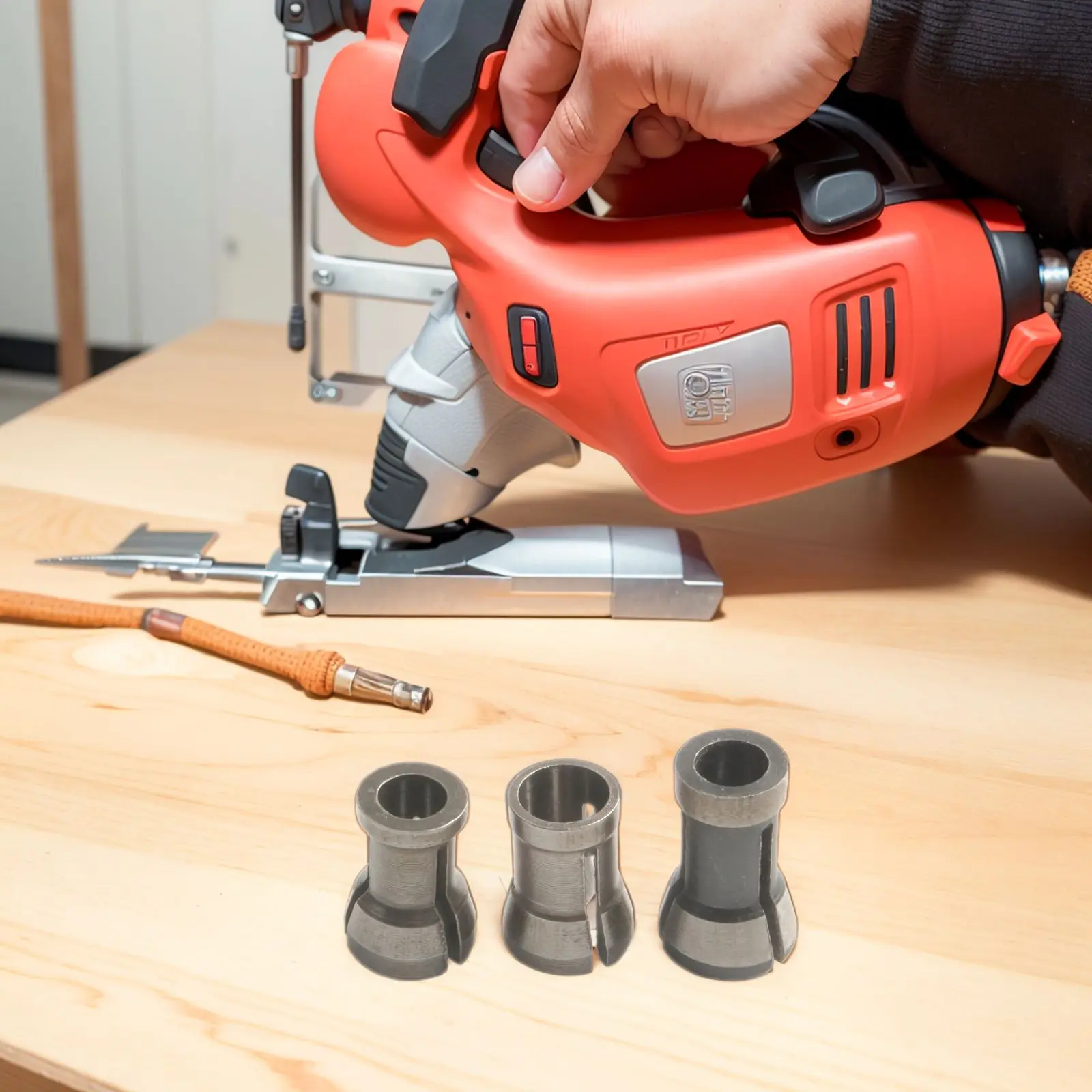 6/8pcs 6mm 6.35mm 8mm Pinza Mandrino Trimmer Mandrino Per Incisione Guarnizioni Macchina Router Elettrico Router di Legno Utensili Elettrici di Accesso