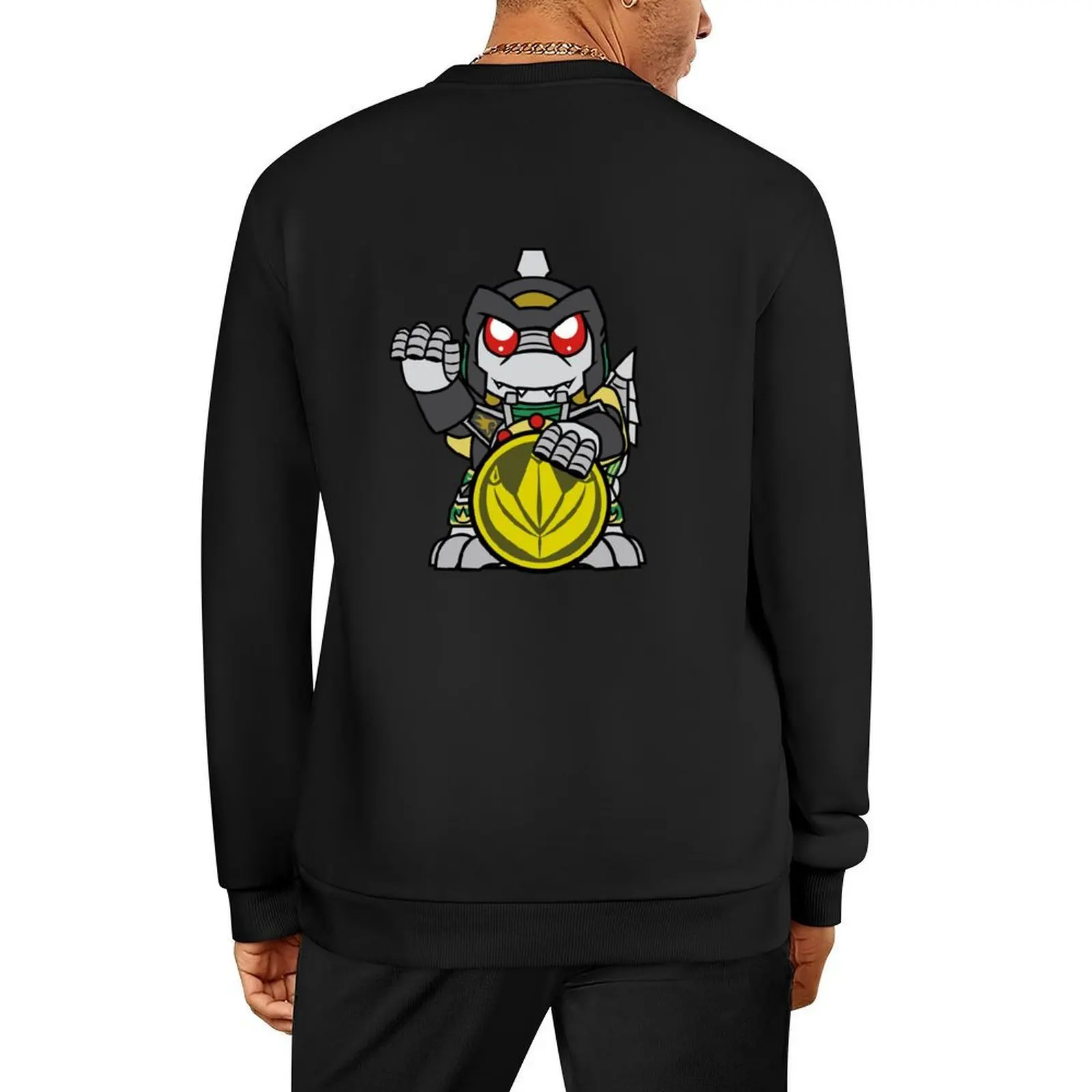 

Lucky Dragonzord Pullover men's sweat-shirt korean style clothes men wear autumn clothes hooded sweatshirts