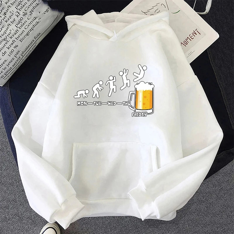 Week Craft Beer Hoodie Funny Men Women Sportswear Unisex Alcohol Drinking Individuality Hoody Fashion Sweatshirt Outerwear