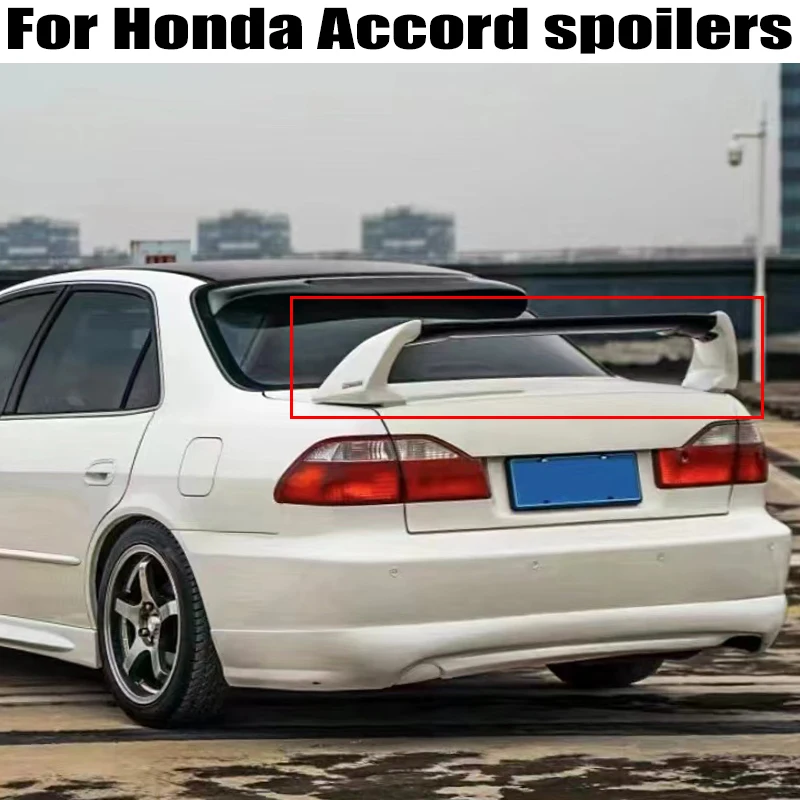 

For Honda Accord 6th/7th/7.5th Gen Sedan 4-Door spoiler 1998-2008 High Quality ABS 3-parts Rear trunk cover wings spoiler