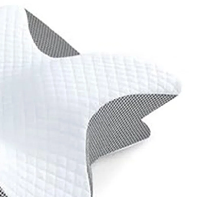 JHD Rebound Cotton Pillow Cow Horn Roll Up Butterfly Shaped Zero Pressure Memory Pillow For Home Use For Cervical Protection