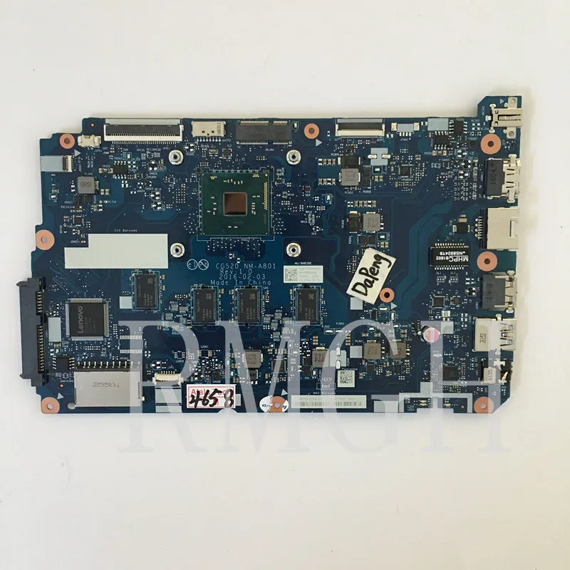 

NM-A801 For Lenovo ideapad 110-15IBR Laptop Motherboard SR2KN WITH CPU 4GB RAM 5B20L46211 CG520 MAIN BOARD 100% TESTED