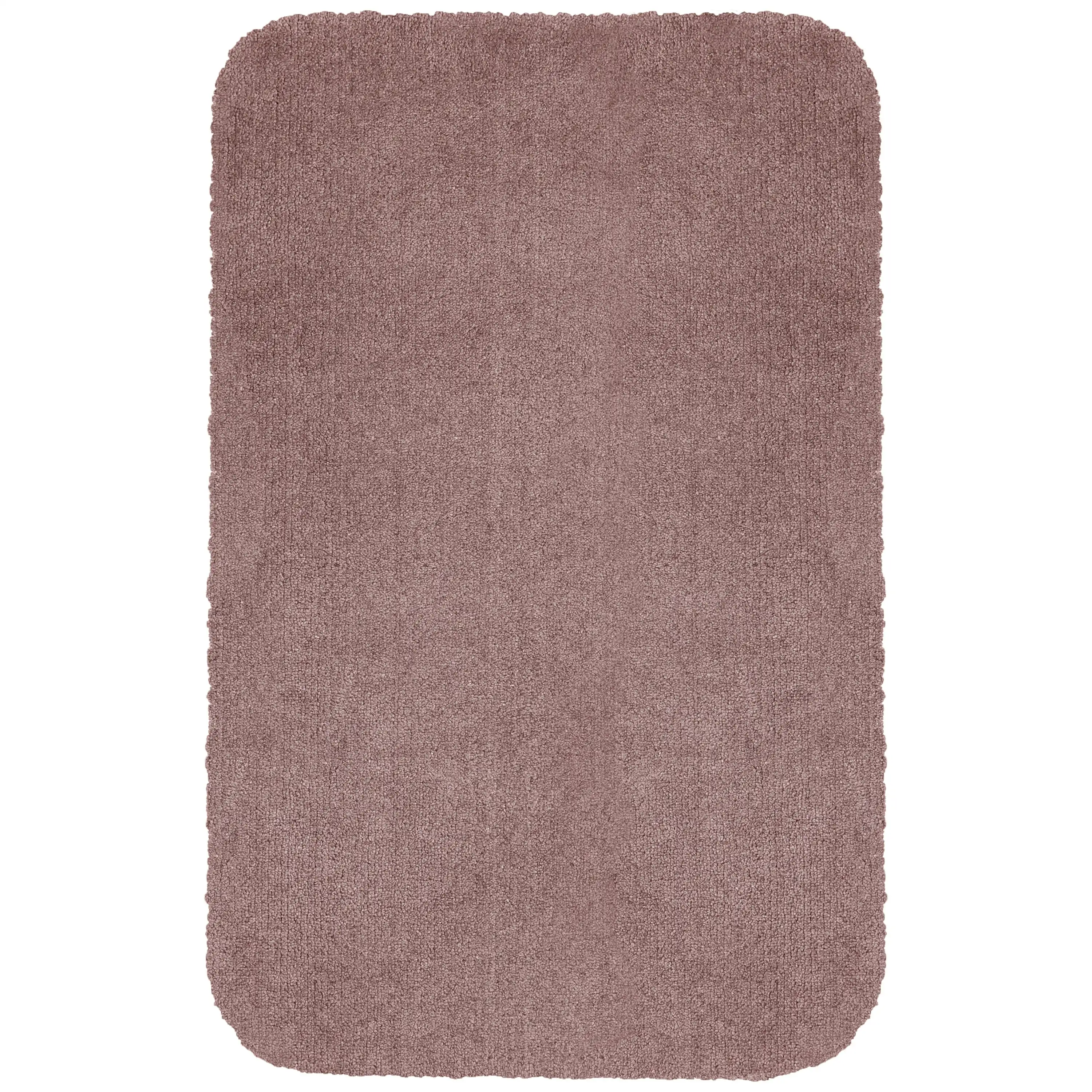 

Good-looking Practical Pure Purple Nylon Home Bathroom Carpet Anti-slip and Anti-fall 24 "x40" -1