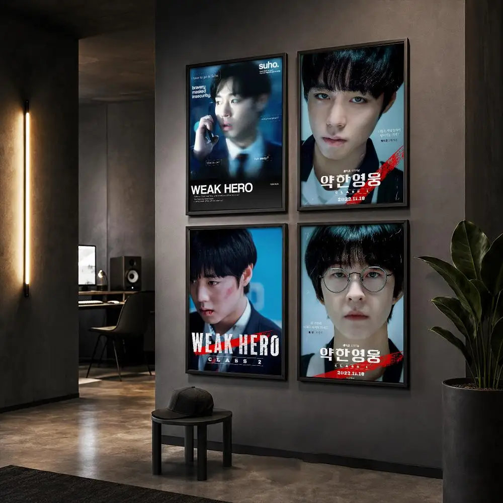 W-Weak Hero Class Movie Poster HD Home Wall Stickers House Hallway Living Room Bedroom Bar Office Decor Art Prints