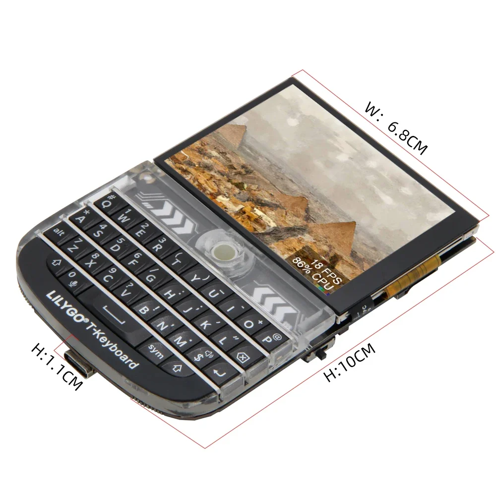 T-deck ESP32-S3 módulo lora 2.8 polegadas placa de desenvolvimento lcd lorawan longo alcance 433mhz 868mhz 915mhz com wifi bluetooth