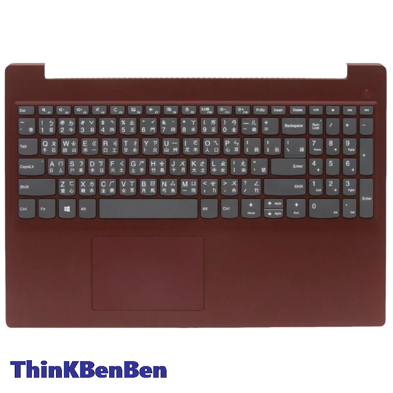 

TW Traditional Red Keyboard Upper Case Palmrest Shell Cover For Ideapad 3 15 IIL05 ARE05 IGL05 ITL05 ADA05 IML05 5CB0X57606