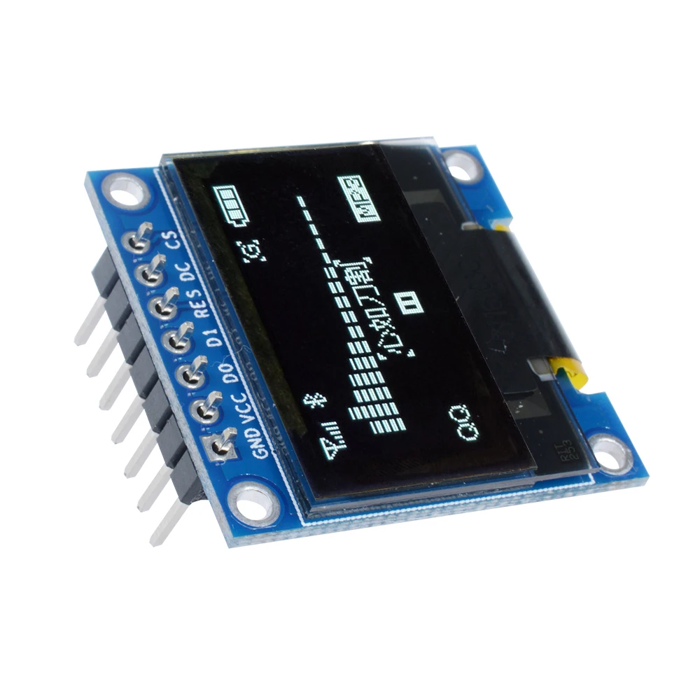 0.96" Inch OLED Display Screen Module SSD1306 I2C IIC Serial 128x64 LCD Screen Board 3.3V-5V White Blue Yellow for Arduino