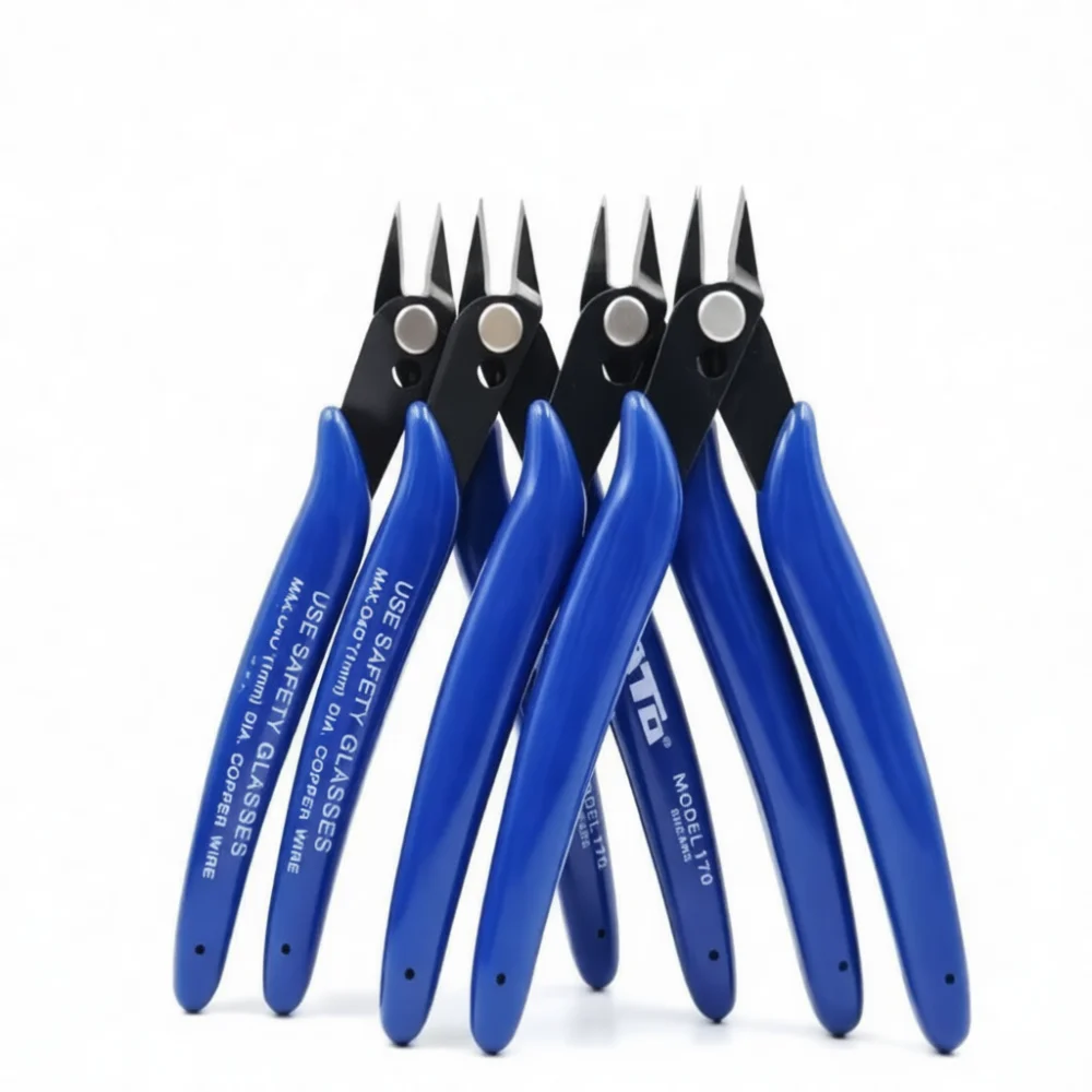 Professional Flush Cutter Pliers Diagonal Nipper For Electronic Components Hobby Craft Repairing Precision Hand Tool