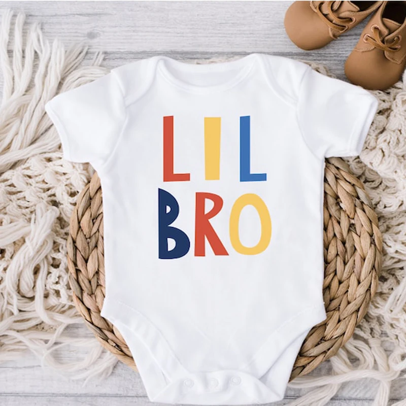 

2025 Baby Bodysuit, Little Brother Romper, Sibling Baby Body Shirt Pregnancy Announcement, New Baby Gift, Sibling T Shirt
