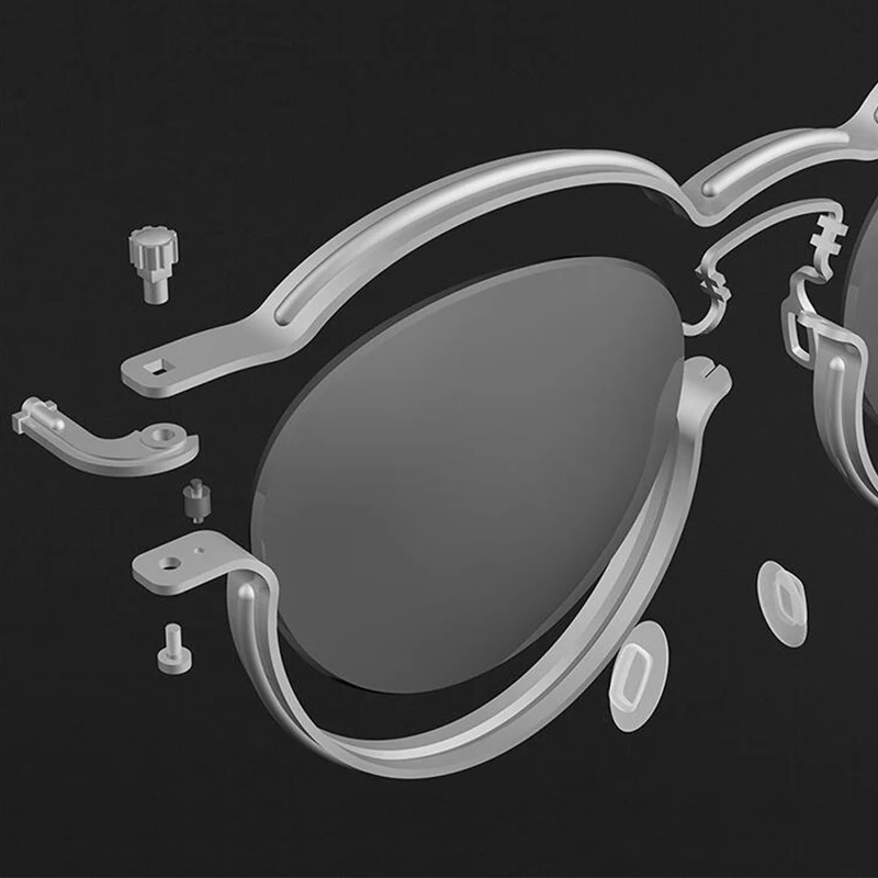 تاغ حزقيا إطار نظارات دائرية الرجال الرجعية مصمم التيتانيوم النظارات خمر العلامة التجارية الفاخرة نظارات الموضة النساء مشهد