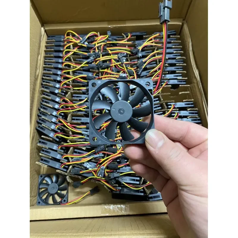 for SUNON MF60101V1-10000-G99/A 60x60x10mm DC 12V Brushless Cooling Fan 2Pin Wire Connector High Speed Silent Computer Case