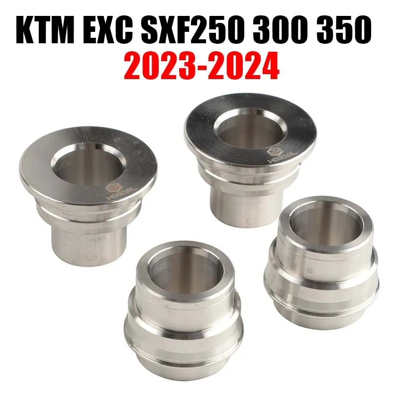 

Applicable To KTM EXC 300 350 450 500 530 EXCF Stainless Steel Wheel Hub Bushing Front and Rear Bushing