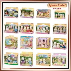 Famiglie Sylvanian Baby Shopping Picnic Set orso polare spettrale sorpresa coniglio gemelli Ternurines collezione Kawaii regalo di compleanno