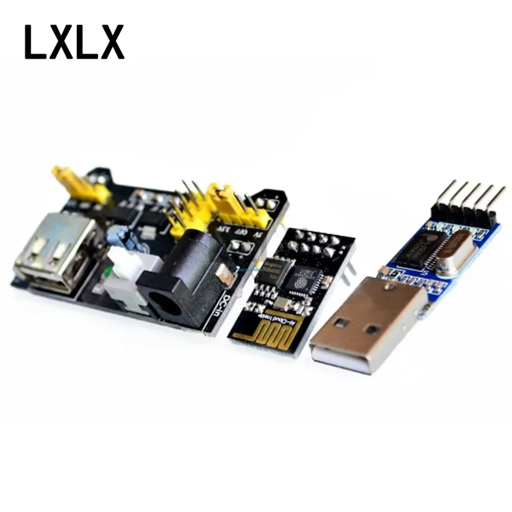 LXLX1 WIFI Test Kit ESP8266 WIFI Module + CH340 + Power Supply + Breadboard