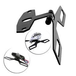 Motorbike Tail Light Licence Plate Bracket Tail Light Bracket for ATV Dirt Bike Fixed Folding Motorcycle Conversion Accessories